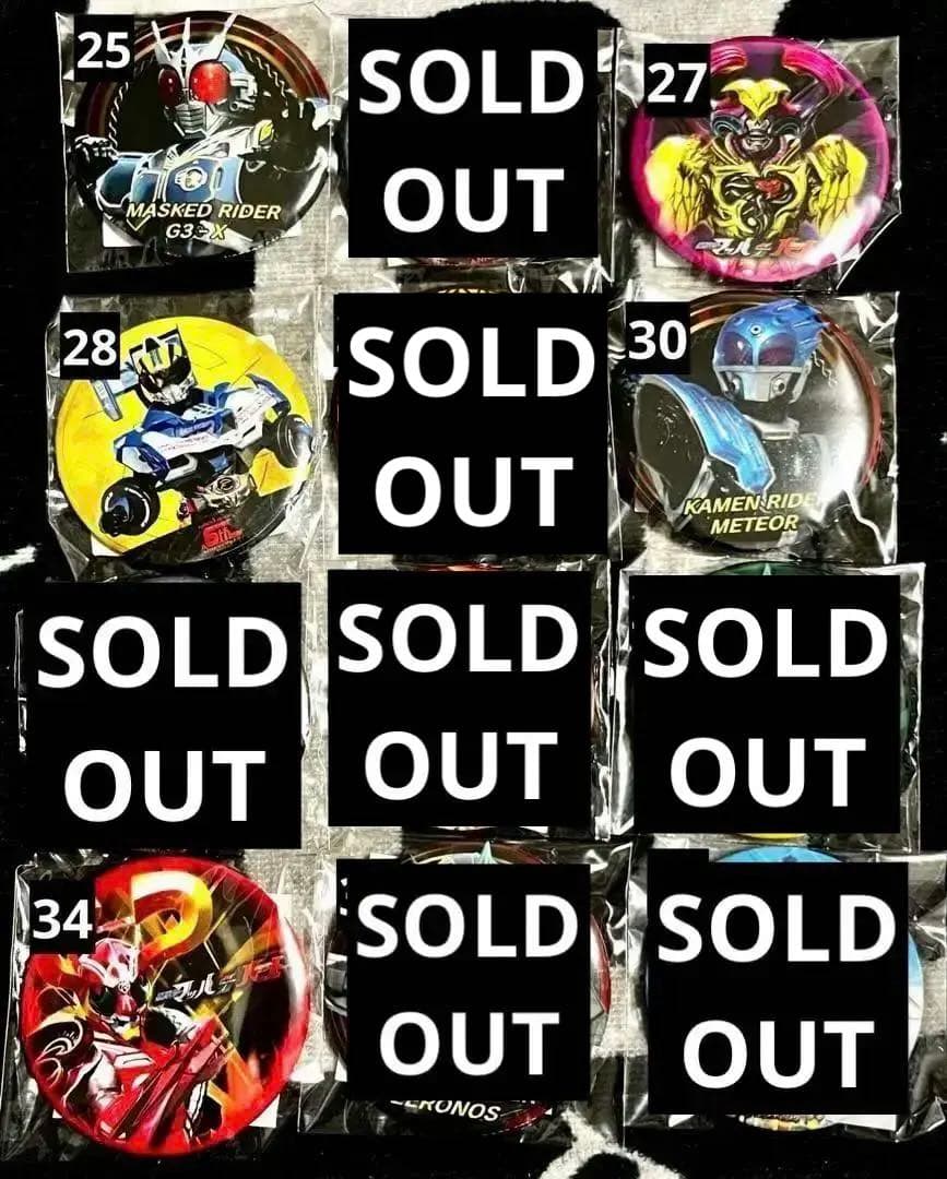 【未開封】仮面ライダーザダイナー 非売品 缶バッジ 41点