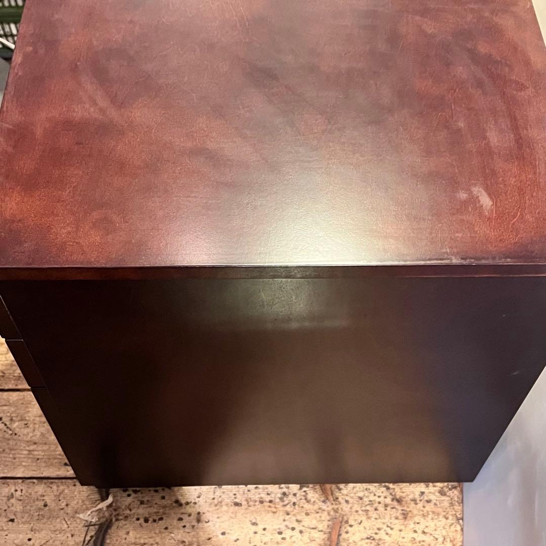 収納シェルフ（サイドワゴン）デスクワゴン　木製　キャスター付き