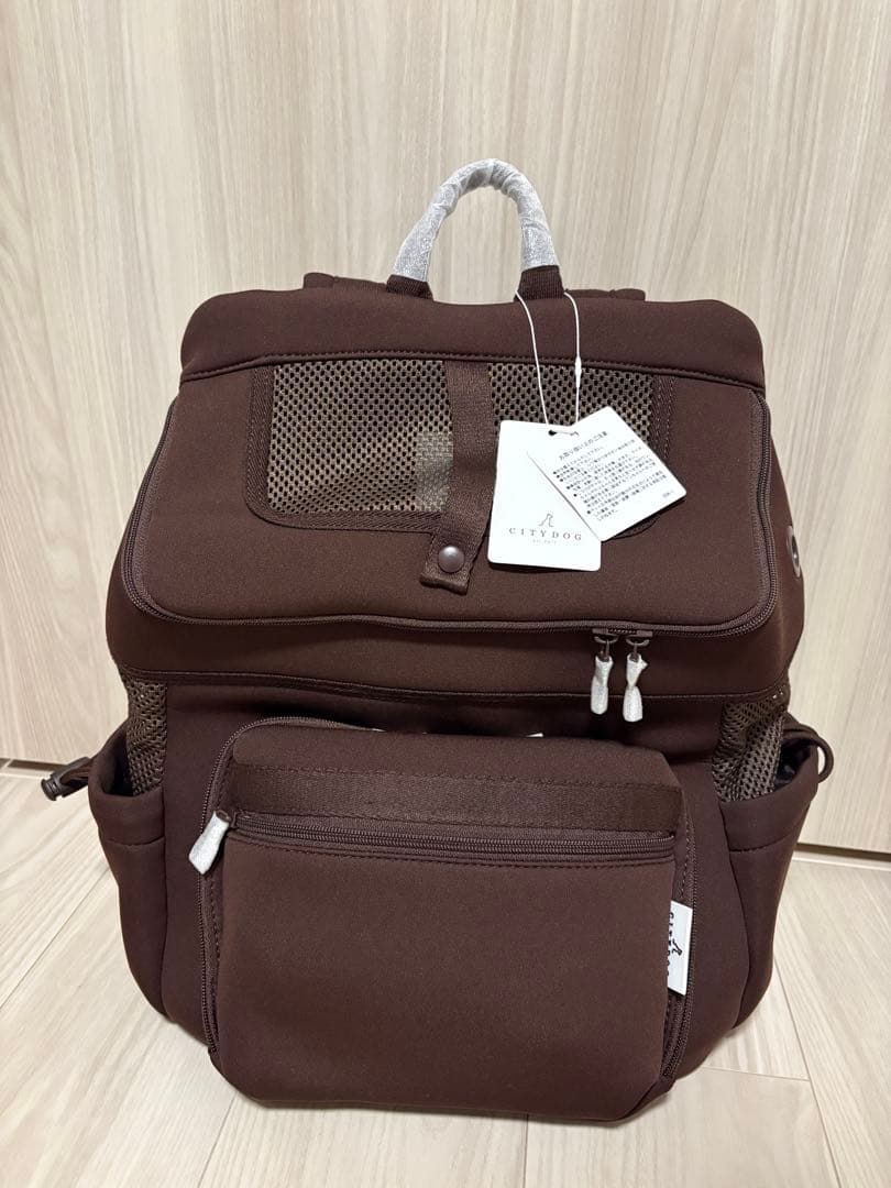 新品　CITYDOG ネオプレーンバックパックキャリー　Rサイズ　ブラウン