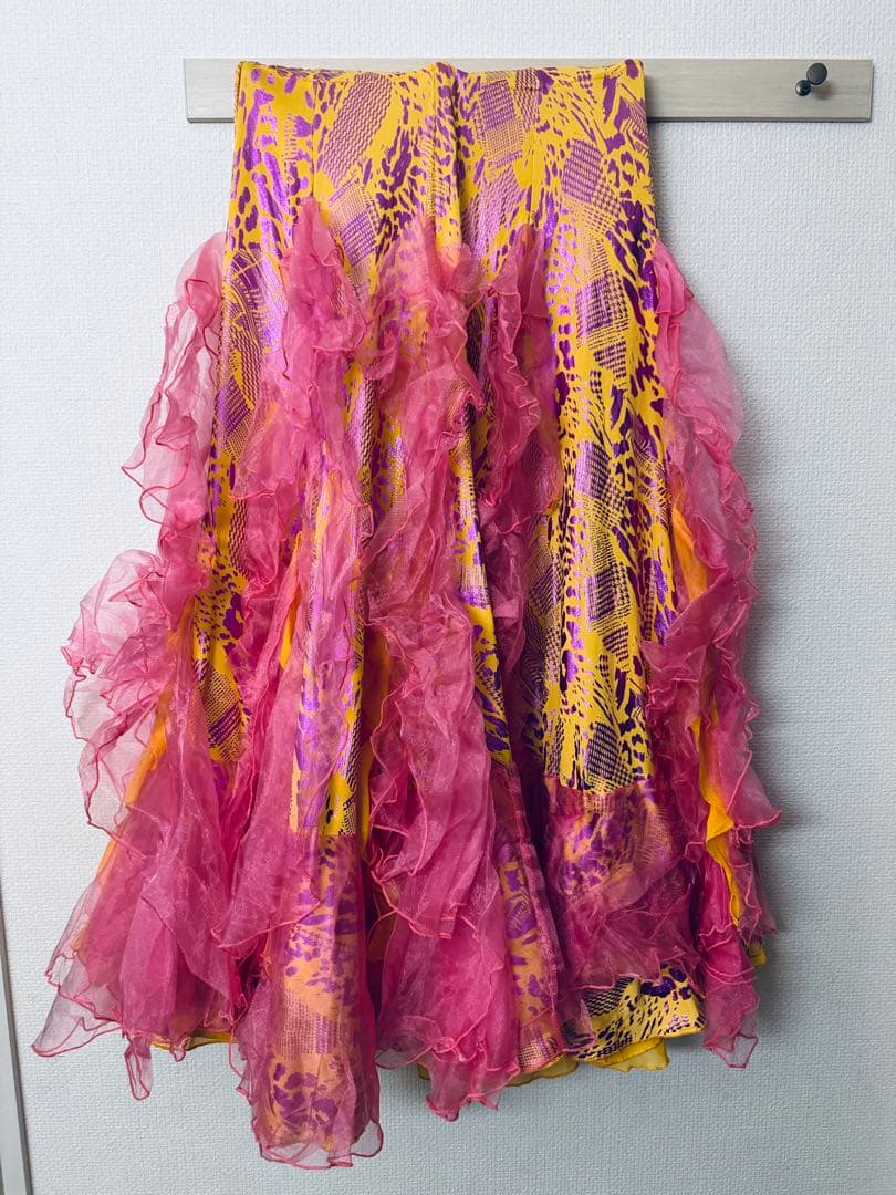 社交ダンス用　上下セット　ドレスと長袖トップス　Lサイズ