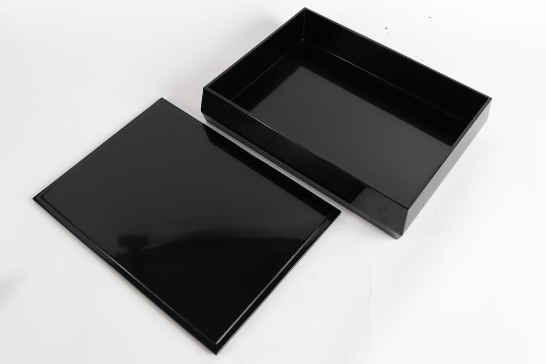 輪島塗 花蒔絵 文箱 硯箱 小物入 木箱