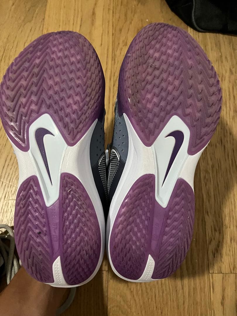 NIKE AIR ZOOM G.T. CUT3 ホワイト/グレー/パープル