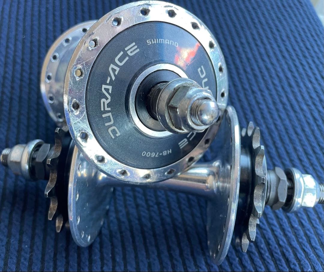 NJS SHIMANO DURAACE ハブ　36H 120mm競輪　ピスト