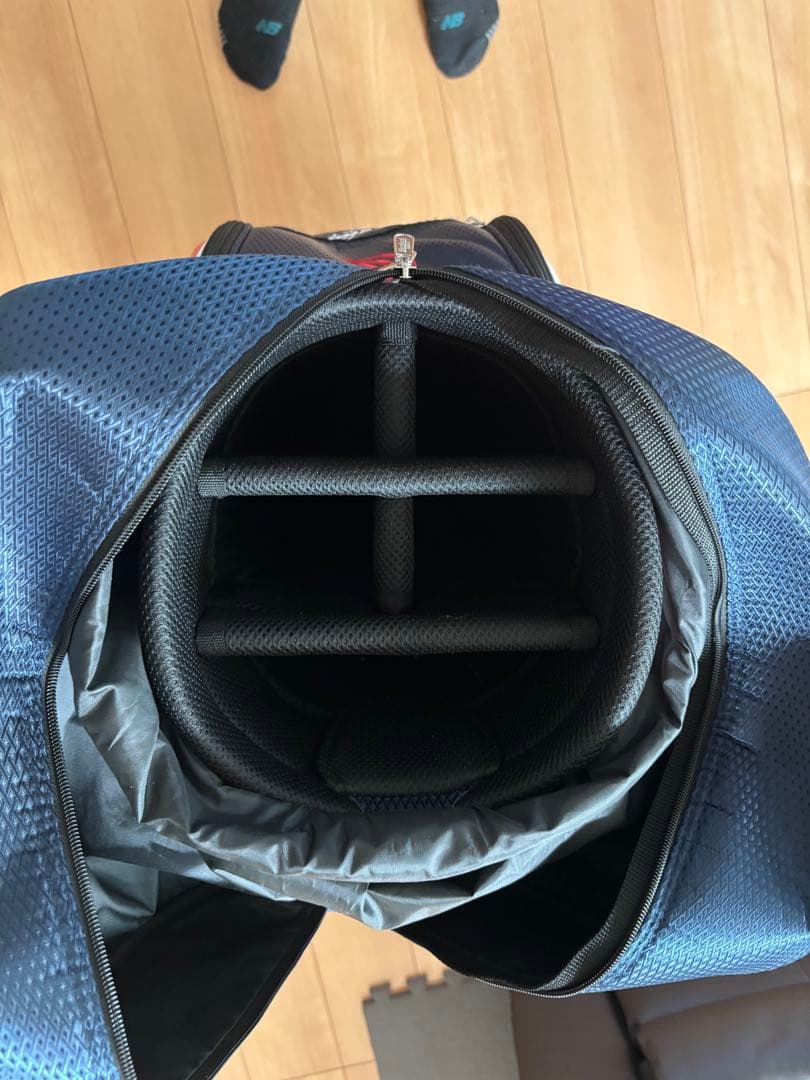 Cleveland Golf キャディバッグ ネイビー/ホワイト/レッド