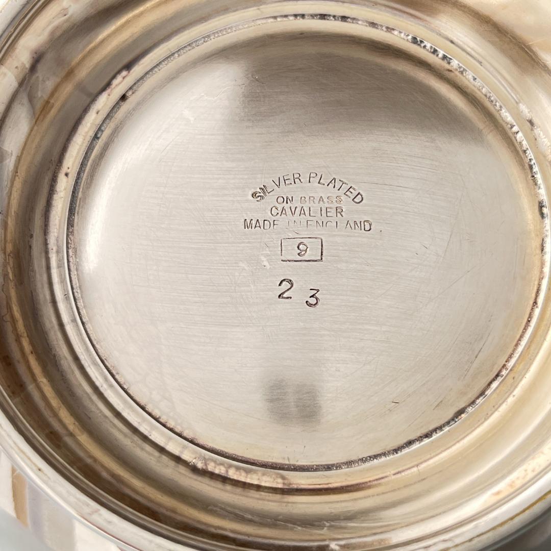 【英国】 ティーサービス 4点 【シルバープレート】