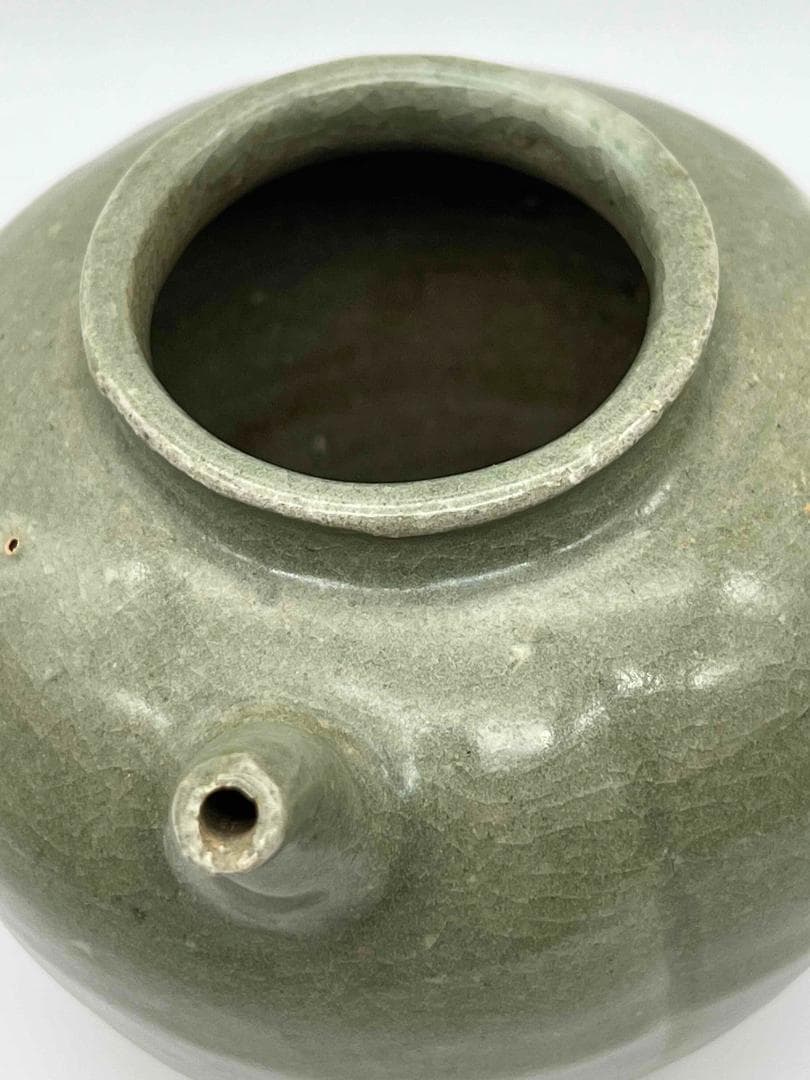 宋時代　青磁高足鉢　茶碗　景徳鎮　唐物　古賞物　時代物(C-67)