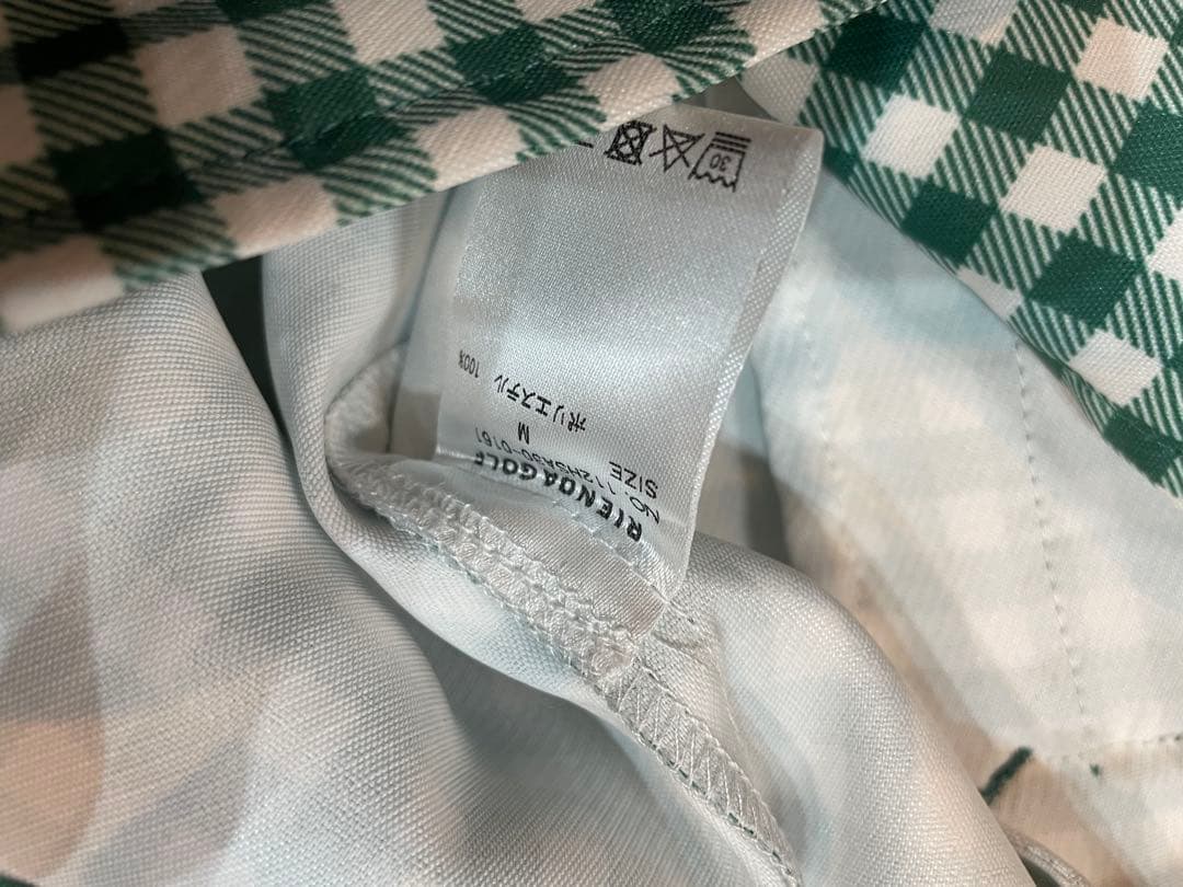 リエンダゴルフ　ギンガムチェック　ブルゾンMサイズ新品