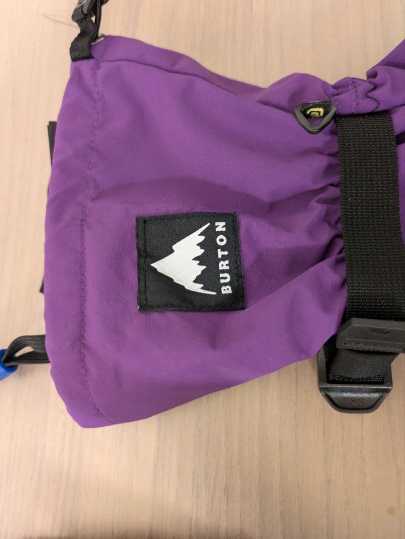美品3時間使用バートンスノーボードグローブハイファイブミトンパープル紫