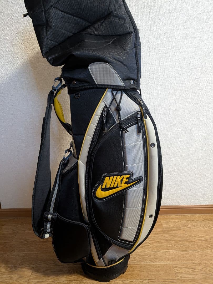 NIKE キャディバッグ ブラック/イエロー