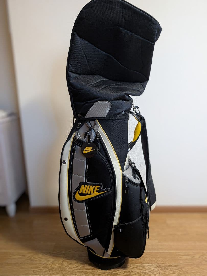 NIKE キャディバッグ ブラック/イエロー