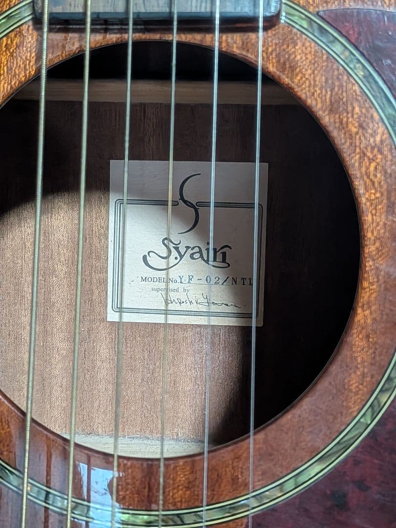 s.yairi YF-02　アコースティックギター