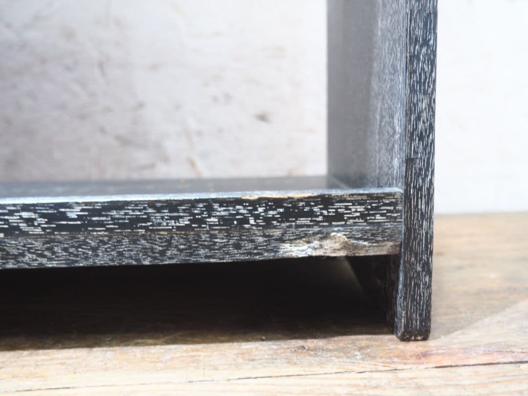 1210 小ぶりな本棚　収納棚　ブックラック　ケース　古家具　レトロ　ビンテージ