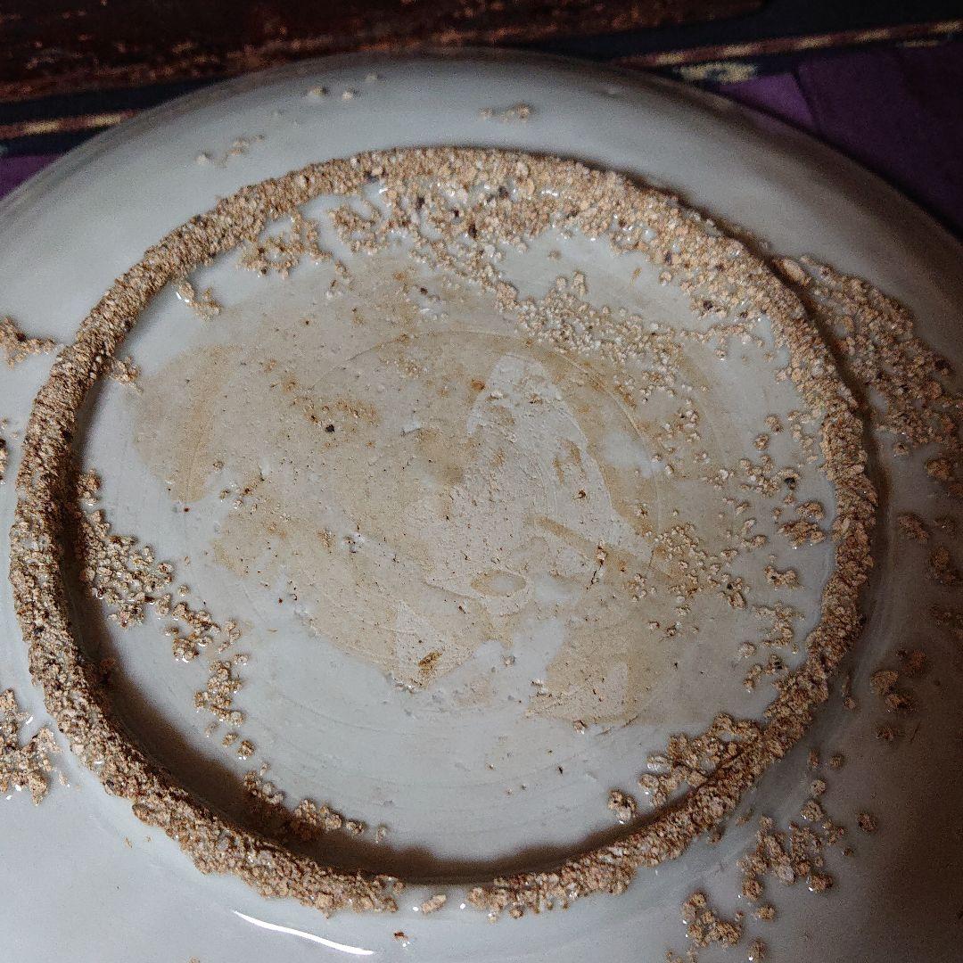 古染付 花鳥紋 皿 明時代