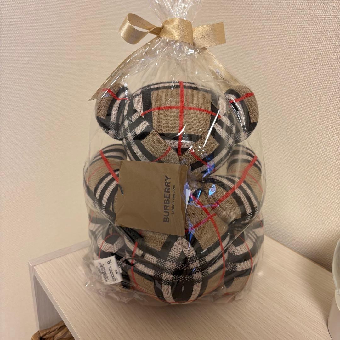 BURBERRY テディベア ベア くま ぬいぐるみ ノバチェック
