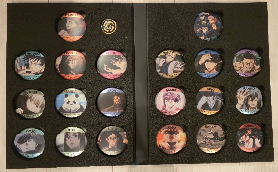 USJ 呪術廻戦　2022 缶バッジ　コンプリートボックス