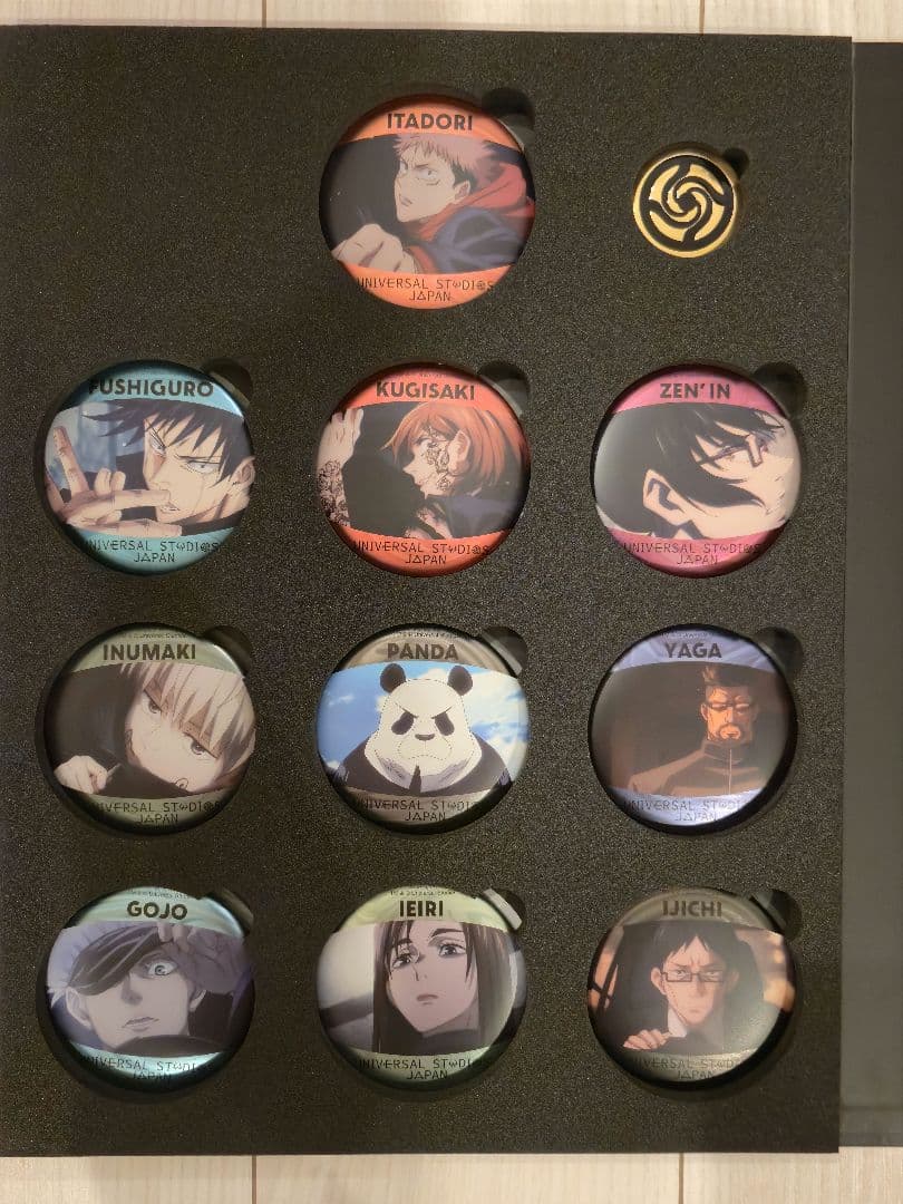 USJ 呪術廻戦　2022 缶バッジ　コンプリートボックス