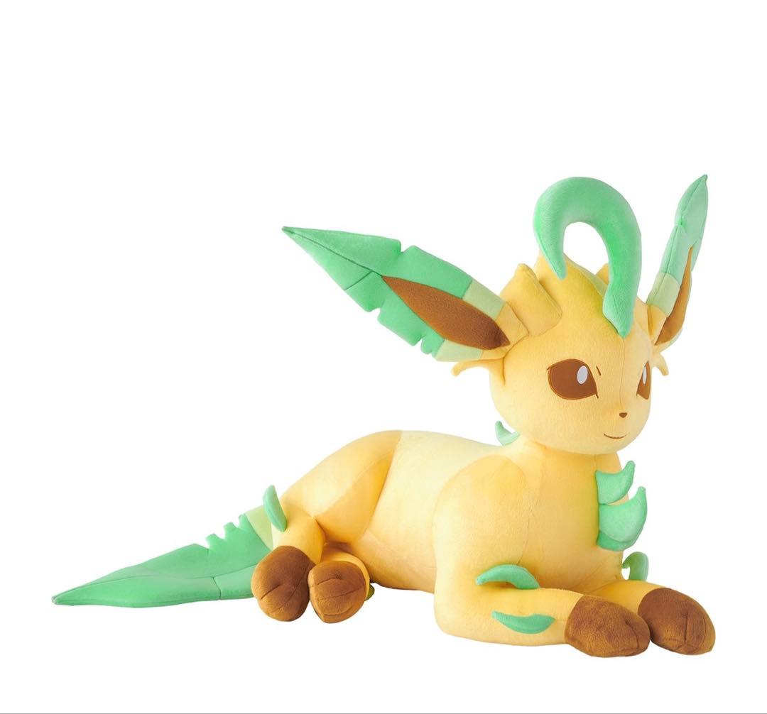 ぬいぐるみ 等身大リーフィア 寝そべり