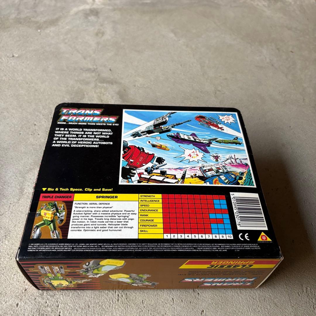 レア TRANSFORMERS CLASSIC SPRINGER G1 箱付き