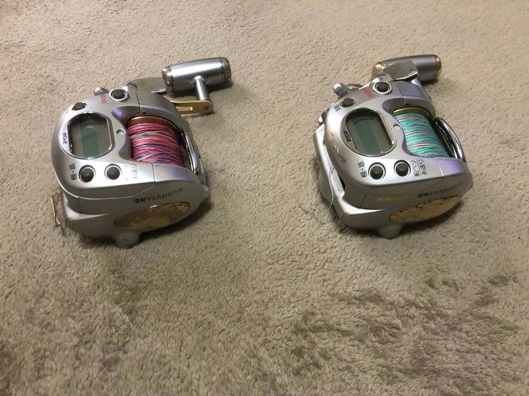 リョービ アドベンチャー 電動リールVS500AT-S 2台＋純正電源コード