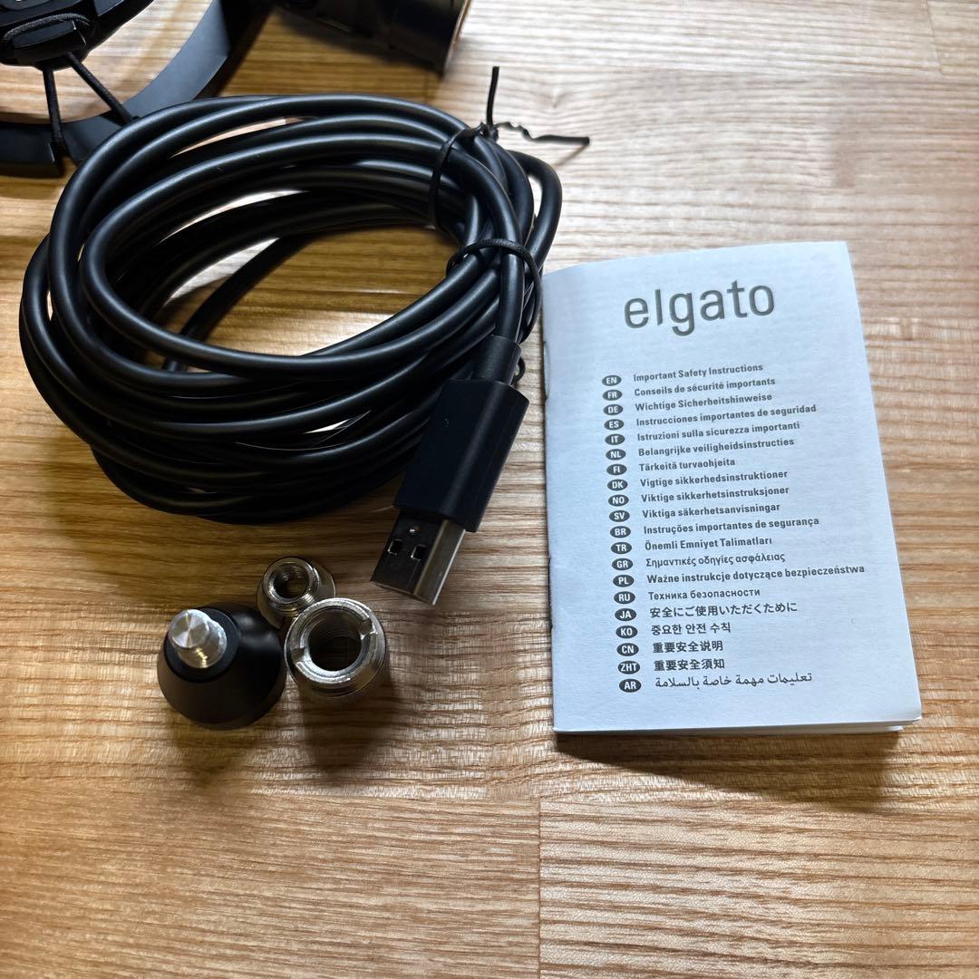 Elgato Wave:3 コンデンサーマイク ポップガード ショックマウント付