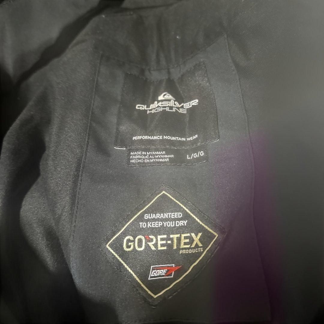 QUIKSILVER GORE-TEX ゴアテックス ビブパンツ　Lサイズ