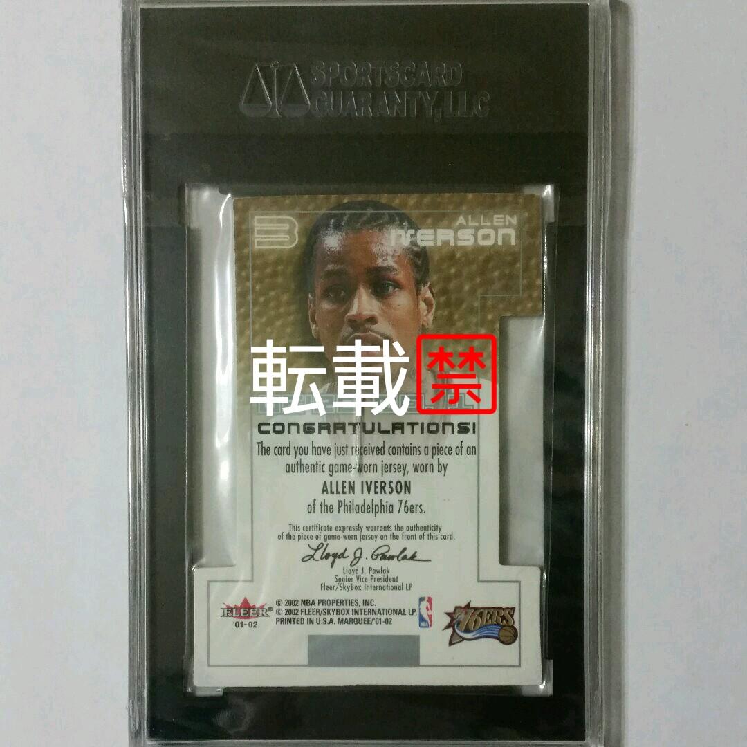 その他 Allen Iverson Jersey Card Logoman Patch