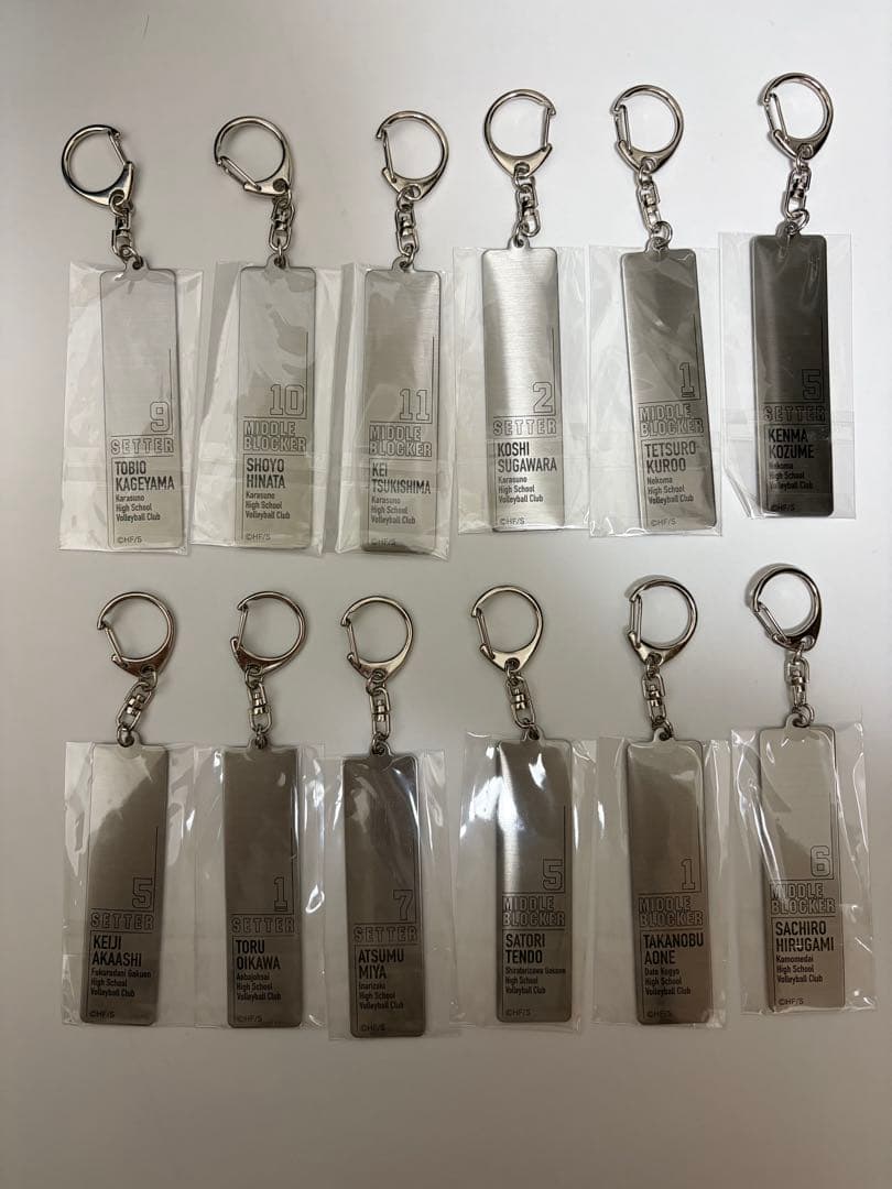 ハイキュー‼︎ メタルキーホルダー　12個セット