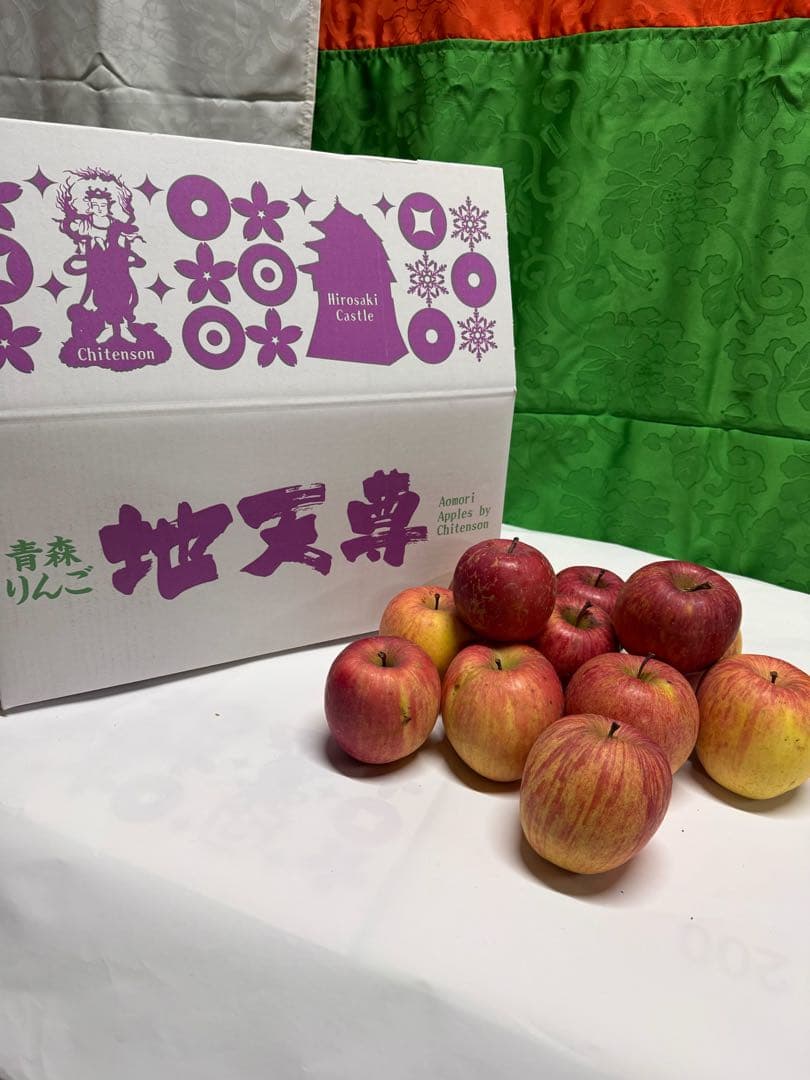 りんご　葉取らずフジ　10キロ