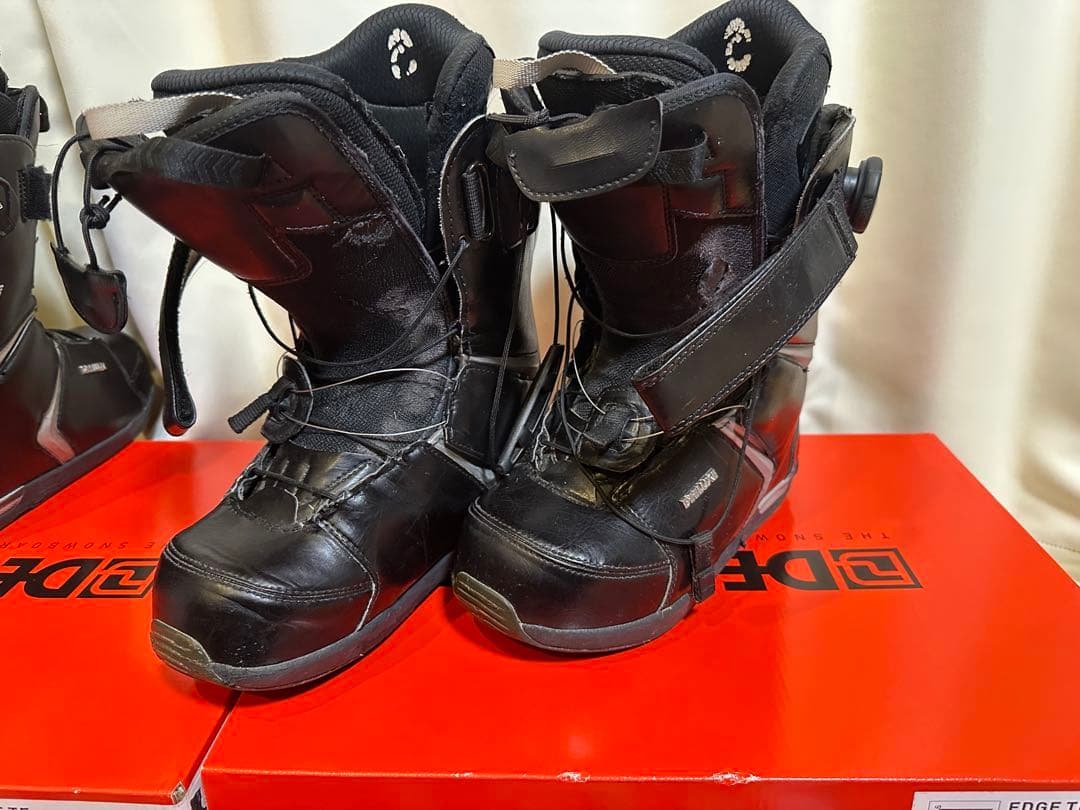 EDGE スノーボードブーツ ブラック 26.5センチ ①