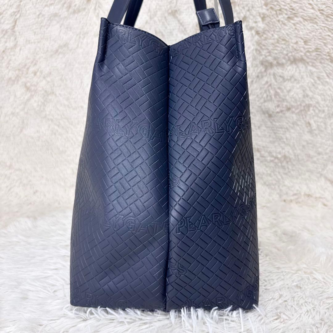 未使用級 パーリーゲイツ ロッカーバッグ トートバッグ ゴルフ ネイビー