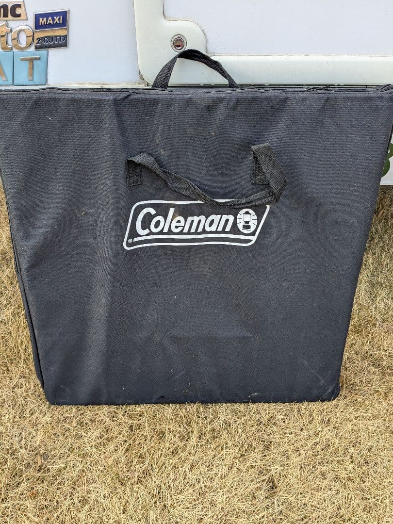 Coleman 折りたたみアウトドアテーブル 黒 収納バッグ付き