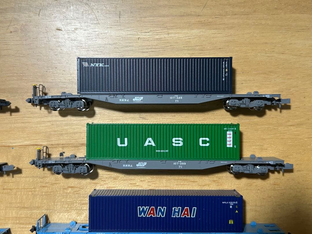 Nゲージ KATO TOMIX 朗堂 コキ 40ft 海上コンテナ 8両セット