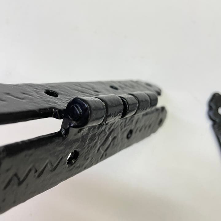 イギリスアンティーク アイアンのヒンジ ペア ドアの蝶番 カークパトリック