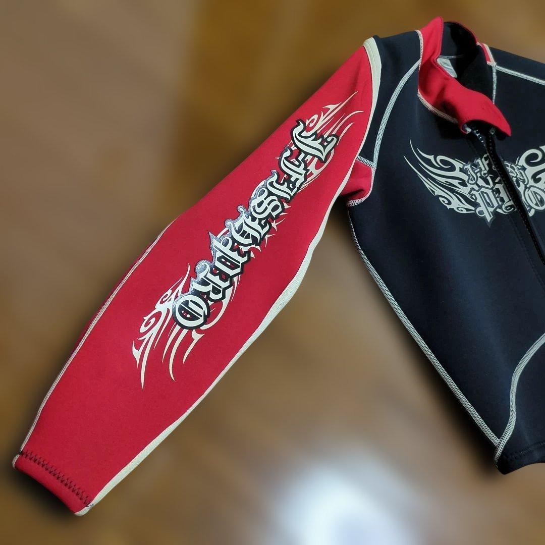 ウェットスーツ　ジパソン　ZIPATHONG　赤黒　メンズ　ジェットスキー用
