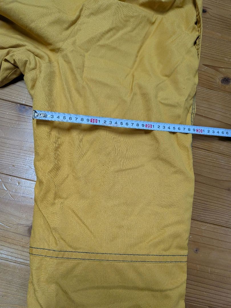 ellesse イエロー スキーウェア サスペンダー付き　エレッセ　男性