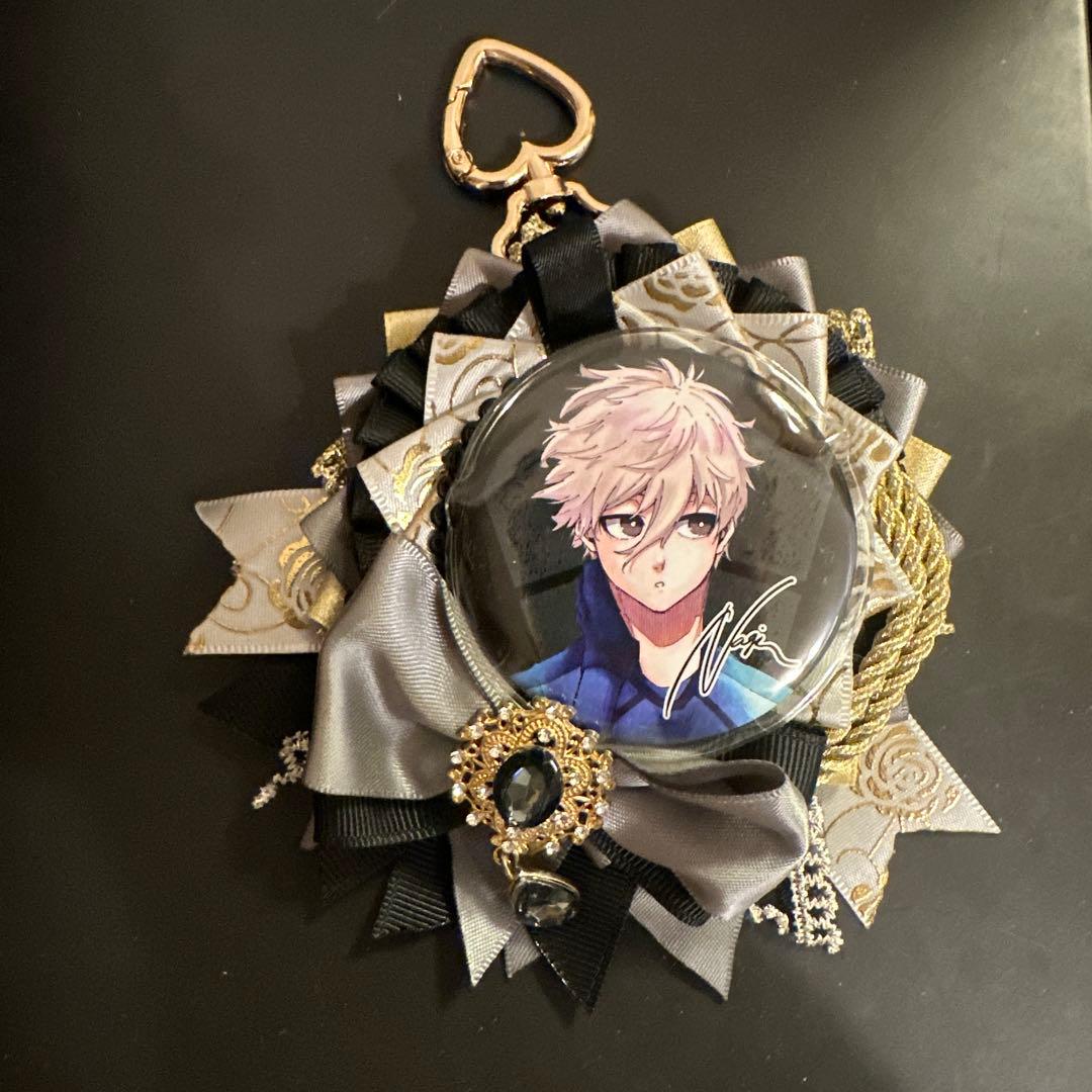 ブルーロック展　原画コマクリアバッグ　缶バッジ ロゼット 凪 誠士郎 セット