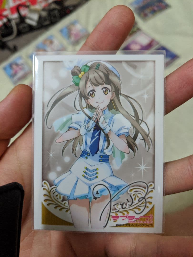 海未ことりサインあり　WS ラブライブμ's２年生デッキ