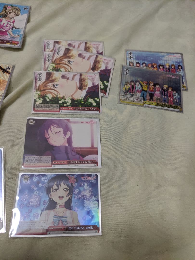 海未ことりサインあり　WS ラブライブμ's２年生デッキ