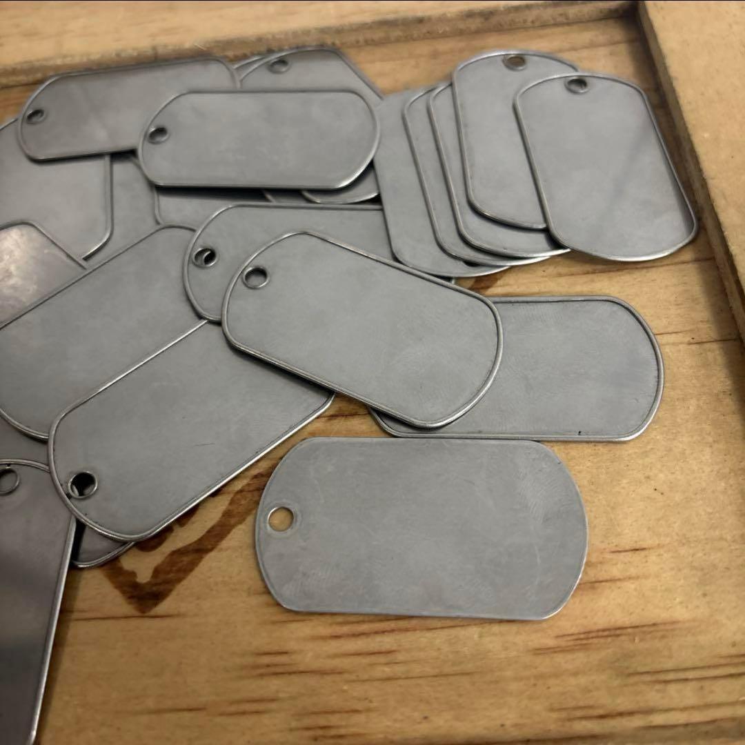 未使用　米軍放出品　ドックタグ　24枚セット　送料無料
