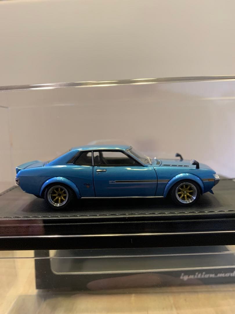 イグニッションモデル　1/43 セリカ 1600GTV TA22 ブルー