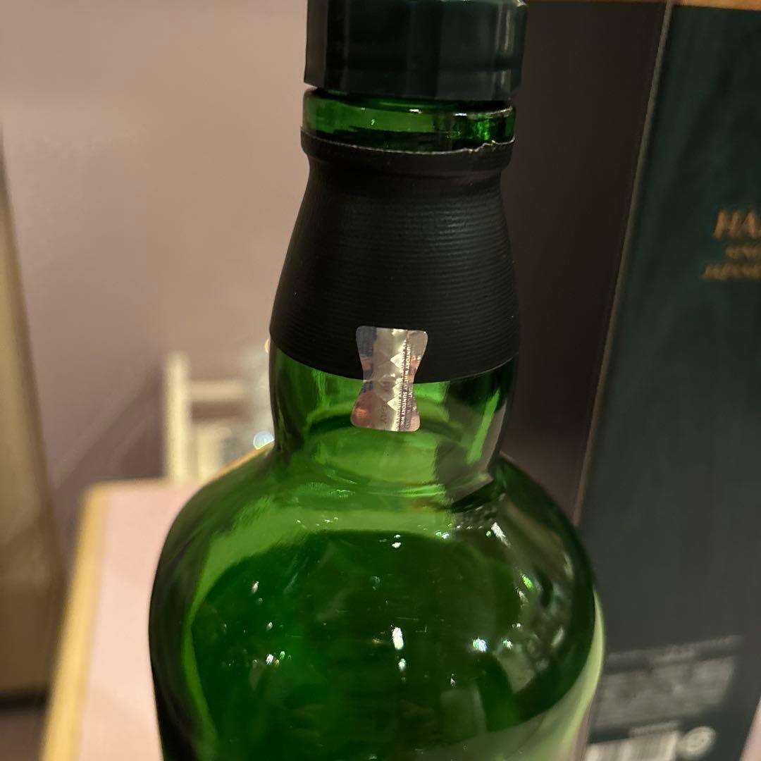 白州18年 空瓶と空箱