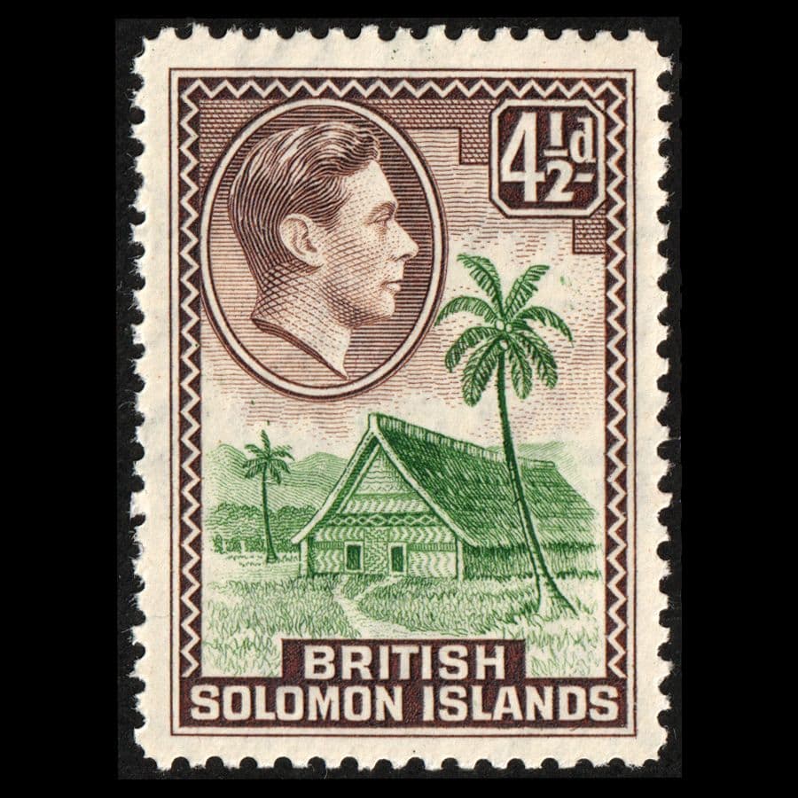 普通切手（イギリス領ソロモン諸島 1939年）