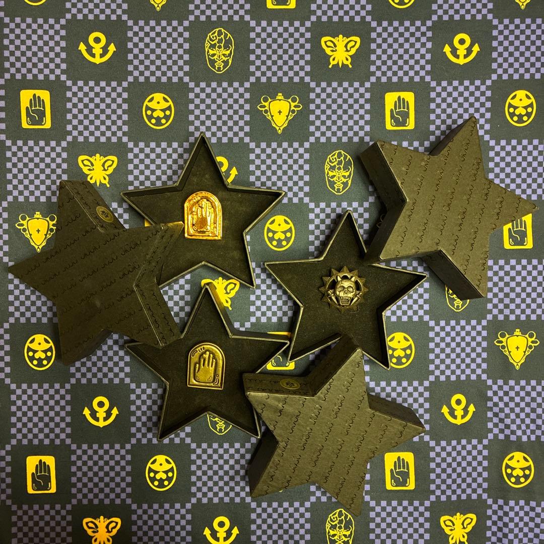 ultra-violence × ジョジョの奇妙な冒険 ブローチ 3点セット