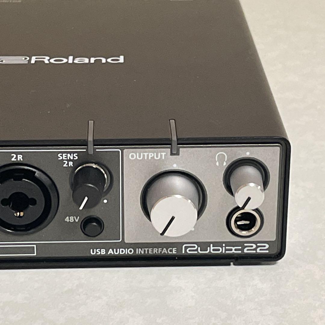 【ほぼ未使用】Roland Rubix22 オーディオインターフェイス 特典付