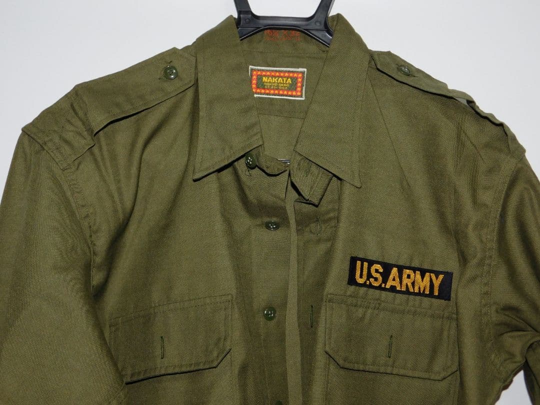 U.S. ARMY　オリーブドラブシャツ アメリカ陸軍　NAKATA　中田商店