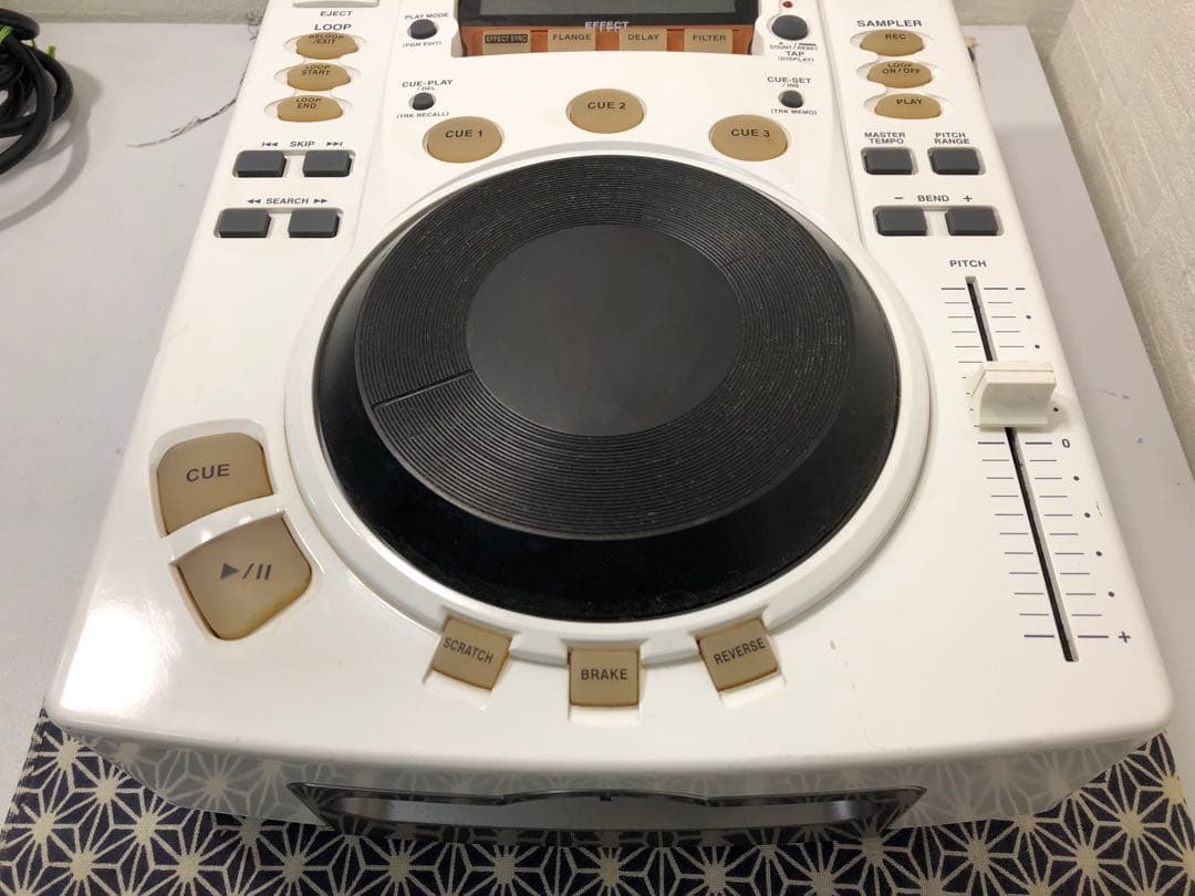 VESTAX ベスタクス　CDX-05 白　純正電源ケーブル付属