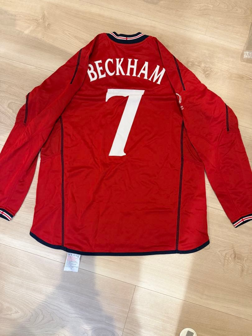 イングランド代表ユニフォーム　2002W杯　ベッカム