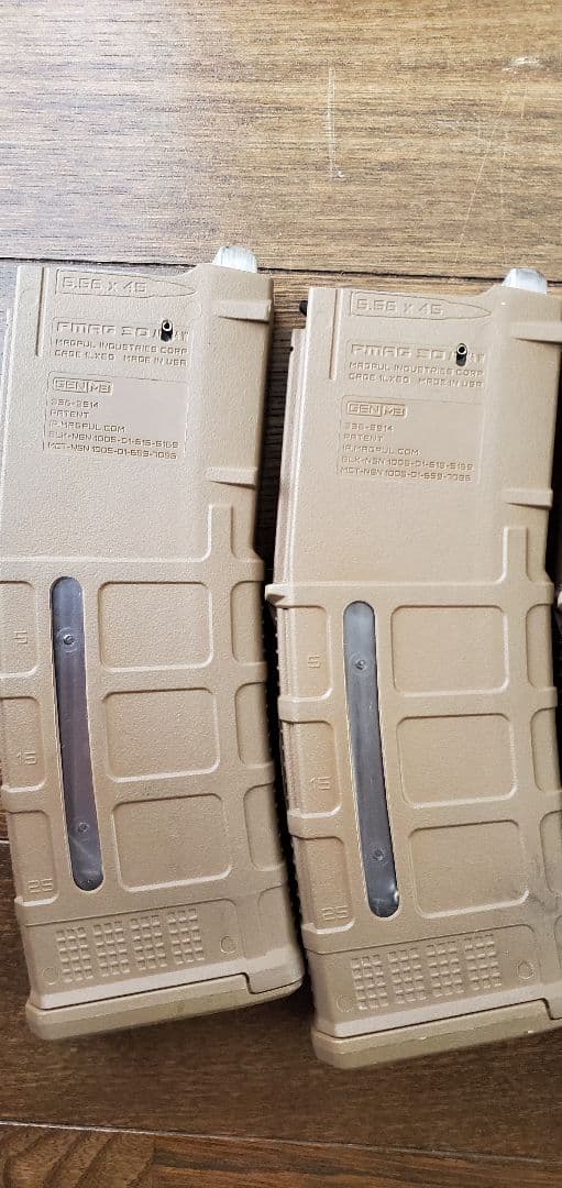 実物 MAGPUL PMAG Gen3 トレポン 加工品 4本セット FDE