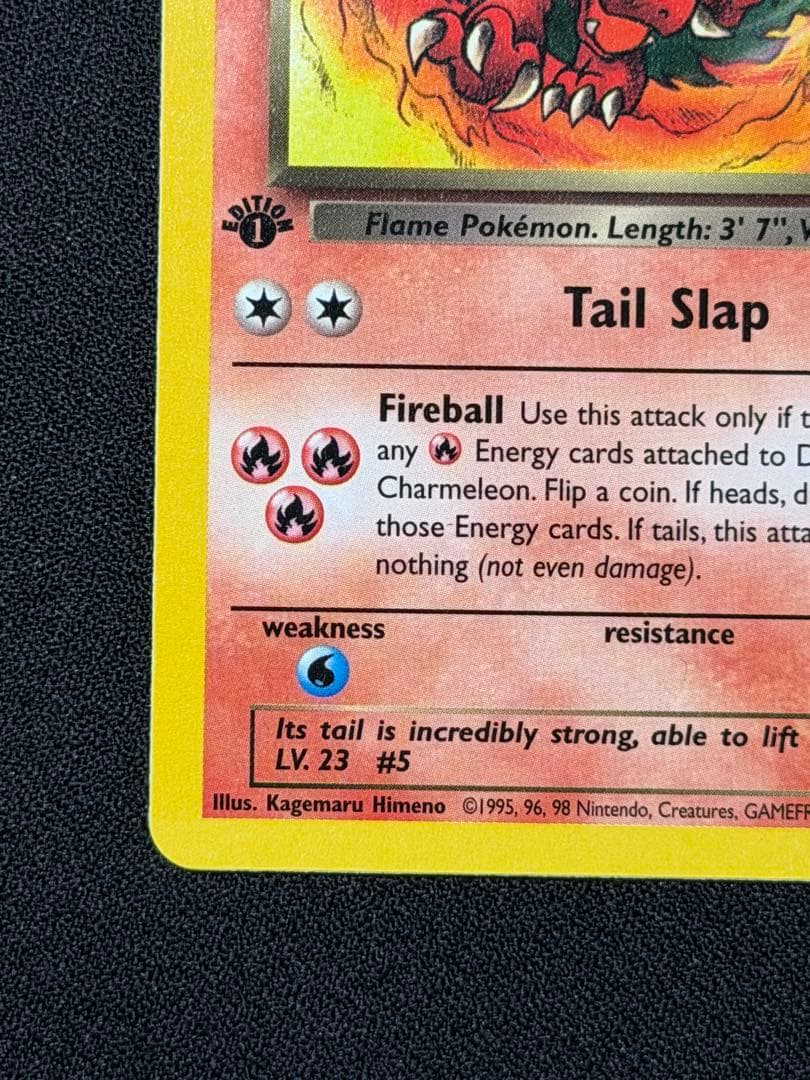 ヒトカゲ・リザード　英語版 Team Rocket 初版