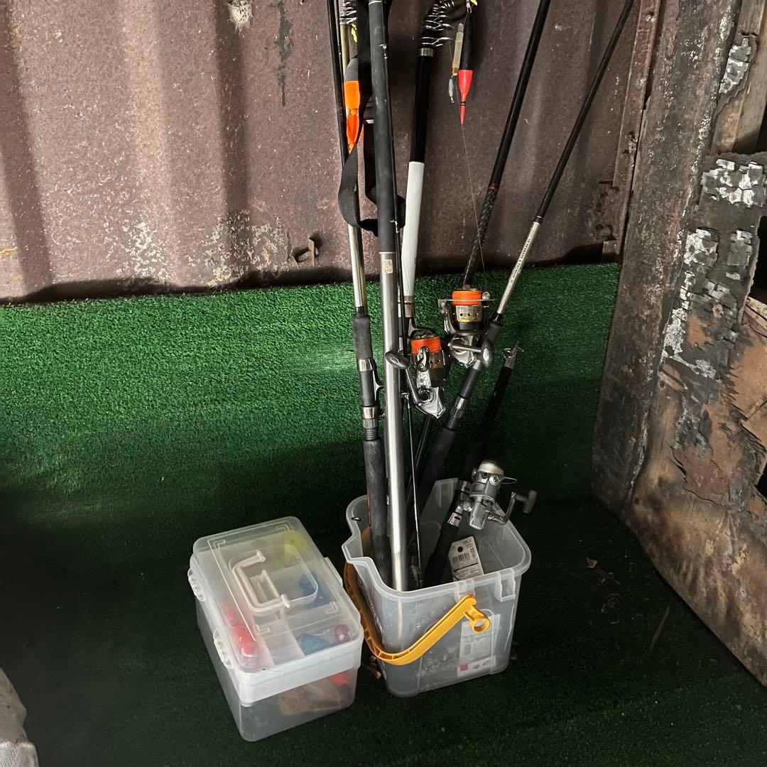 釣具 まとめ売り｜釣り竿 リール タックルボックス セット｜